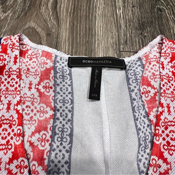 BCBG Maxazria Jenissa Blossom Kimono Sleeve Wrap Dress - Picture 8 of 11